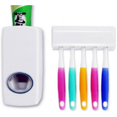 Deals, Discounts & Offers on  - JK Tooth past Holder & Dispenser Plastic Toothbrush Holder(White, Wall Mount)