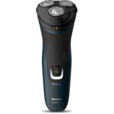 Deals, Discounts & Offers on Health & Personal Care - Philips S1121/45 Shaver For Men(Black, Blue)
