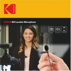 Deals, Discounts & Offers on Electronics - Kodak M11 2.5mm Lavalier Microphone with Adapter For Smartphones Camera Microphone