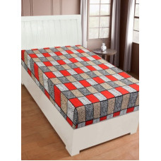 Deals, Discounts & Offers on  - IWS 144 TC Microfiber Single 3D Printed Bedsheet(Pack of 1, Multicolor)