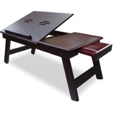 Deals, Discounts & Offers on Vegetables & Fruits - Table Mate Adjustable Wood Portable Laptop Table(Finish Color - Brown)