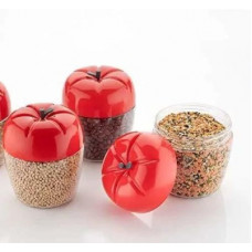 Deals and Offers on Kitchen Containers - DeoDap - 750 ml Plastic Grocery Container(Pack of 3, Red) Deals, Discounts & Offers on Kitchen Containers - DeoDap - 750 ml Plastic Grocery Container(Pack of 3, Red)