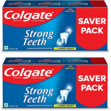Deals and Offers on - Colgate Strong Teeth Anticavity with Amino Shakti Toothpaste(1000 g, Pack of 2) Deals, Discounts & Offers on - Colgate Strong Teeth Anticavity with Amino Shakti Toothpaste(1000 g, Pack of 2)
