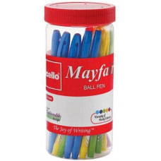 Deals, Discounts & Offers on  - Cello Mayfair Jar Blue Ball Pen(Pack of 25)