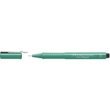 Deals, Discounts & Offers on  - Faber-Castell Fibre-Tip Pen Ecco Pigment 0.1 Green - Pack(Set of 10, Green)