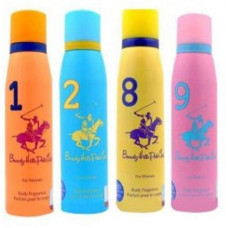 Deals, Discounts & Offers on  - Beverly Hills Polo Club 1289 Deodorant Spray - For Women(250 ml, Pack of 4)