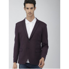 Deals, Discounts & Offers on  - [Size 36, 38, 40] HarvardStriped Single Breasted Casual Men Blazer(Dark Blue)