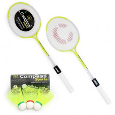 Deals, Discounts & Offers on Auto & Sports - COMPASS CS-786-BADMINTON-2PC-3PC Shuttle Cock Badminton Kit