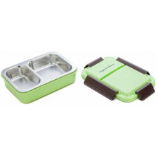 Deals, Discounts & Offers on  - Signoraware Duo Star Steel 600 ml Lunch Box