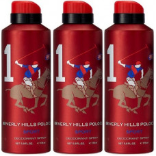 Deals, Discounts & Offers on  - Beverly Hills Polo Club Three No. 1 Deodorant Spray - For Men(525 ml, Pack of 3)