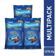 Deals, Discounts & Offers on Food and Health - LuvIt Chocorich classic eclairs pouch 423.5 gm-Pack of 3 Toffee Toffee(3 x 423.5 g)