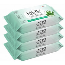 Deals, Discounts & Offers on  - Lacto Calamine Daily Cleansing Wipes, Pack of 4(100 Tissues)
