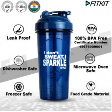 Deals, Discounts & Offers on  - Fitkit FKSB07 Classic 700 ml Shaker(Pack of 1, Blue, Plastic)