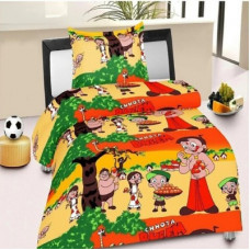 Deals, Discounts & Offers on  - MJJ 180 TC Microfiber Double Printed Bedsheet(Pack of 1, Multicolor26)