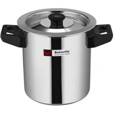 Deals, Discounts & Offers on Cookware - Butterfly INOX Milk Boiler 1000ML Pot 1 L with Lid(Steel, Induction Bottom)