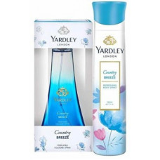 Deals and Offers on - Yardley London Country Breeze Daily Wear Perfume 100ml with Country Breeze Refreshing Deo 150ml(2 Items in the set) Deals, Discounts & Offers on - Yardley London Country Breeze Daily Wear Perfume 100ml with Country Breeze Refreshing Deo 150ml(2 Items in the set)