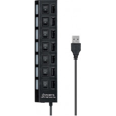 Deals, Discounts & Offers on Computers & Peripherals - TechGear 7 Port USB Hub 3.0 High Speed USB 3.0 Desktop Hub Station Multi 7 Port USB Hub 3.0 High Speed USB 3.0 Desktop Hub Station Multi USB USB Hub(Black)