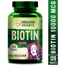 Deals, Discounts & Offers on  - Himalayan Organics Biotin 10000mcg