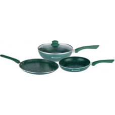 Deals, Discounts & Offers on Cookware - Wonderchef Royal velvet plus set olive Green Cookware Set(PTFE (Non-stick), 4 - Piece)
