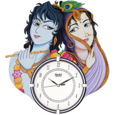 Deals, Discounts & Offers on  - Ajanta Analog 18 cm X 30 cm Wall Clock(Multicolor, With Glass)