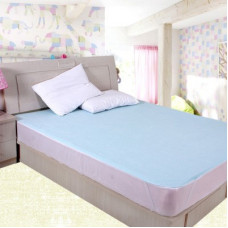 Deals, Discounts & Offers on  - Rite Clique Elastic Strap Single Size Waterproof Mattress Protector(Blue)
