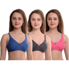 Deals, Discounts & Offers on  - [Size 32] New CareWomen Full Coverage Non Padded Bra(Multicolor)