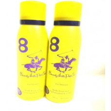 Deals, Discounts & Offers on  - Beverly Hills Polo Club 8 Deodorant Spray - For Women(300 ml, Pack of 2)