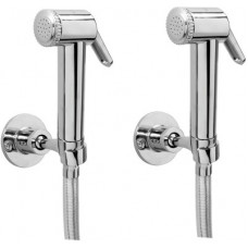 Deals, Discounts & Offers on  - CERA - Health Faucet (ABS) Body with Wall Hook and (1 Metre) PVC Hose Pipe Set of 2 sets Health Faucet(Single Handle Installation Type)