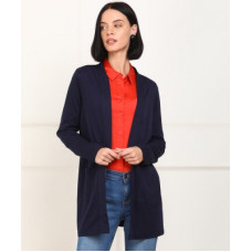 Deals, Discounts & Offers on  - ProvogueWomen Full Sleeve Dark Blue Shrug