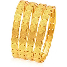 Deals, Discounts & Offers on Bangles - SukkhiAlloy Gold-plated Bangle Set(Pack of 4)