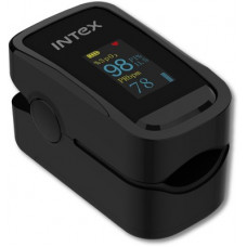 Deals, Discounts & Offers on Electronics - Intex OxiScan Pulse Oximeter with Oxygen Saturation Monitor, Heart Rate and SpO2 Levels Oxygen Meter with LED Display Pulse Oximeter(Black)