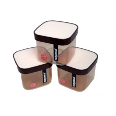 Deals, Discounts & Offers on Kitchen Containers - Nayasa FUSION STYLE - 750 ml Plastic Grocery Container(Pack of 3, Brown)