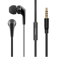 Deals, Discounts & Offers on Headphones - Lenovo Stereo Earbuds Mic LS 118 Wired Headset(Black, In the Ear)