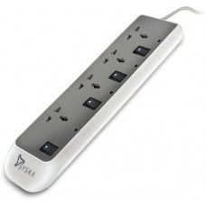 Deals and Offers on - Syska EBS 0402 Individual Switch 4 Socket Extension Boards(Grey) Deals, Discounts & Offers on - Syska EBS 0402 Individual Switch 4 Socket Extension Boards(Grey)