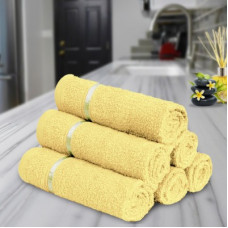 Deals and Offers on - Story@Home 6 Piece Cotton Bath Linen Set(Yellow, Pack of 6) Deals, Discounts & Offers on - Story@Home 6 Piece Cotton Bath Linen Set(Yellow, Pack of 6)