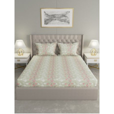 Deals and Offers on - Raymond Home 104 TC Cotton Double Floral Bedsheet(Pack of 1, Pink) Deals, Discounts & Offers on - Raymond Home 104 TC Cotton Double Floral Bedsheet(Pack of 1, Pink)