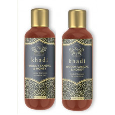 Deals, Discounts & Offers on  - khadi swachh Woody Sandal Shampoo Pack Of 2(420 ml)