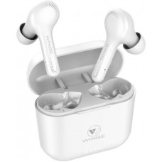 Deals, Discounts & Offers on Headphones - Wings Vibe Bluetooth Headset(White, True Wireless)