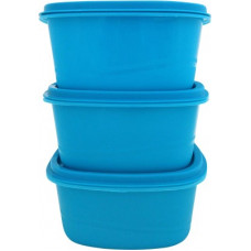 Deals, Discounts & Offers on Kitchen Containers - [SuperMart] PRINCEWARE - 1125 ml Plastic Grocery Container(Pack of 3, Blue)