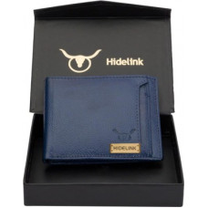 Deals and Offers on  - HidelinkMen Blue Genuine Leather RFID Wallet(6 Card Slots) Deals, Discounts & Offers on  - HidelinkMen Blue Genuine Leather RFID Wallet(6 Card Slots)