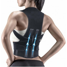 Deals, Discounts & Offers on  - Anshelite INDIA Premium Magnetic Posture Corrector with Magnetic Plates at back Back Support. Back & Abdomen Support(Black)