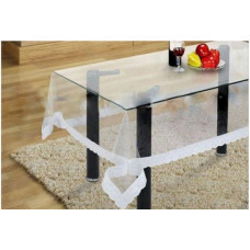 Deals, Discounts & Offers on  - Lushomes Solid 2 Seater Table Cover(Clear, PVC)