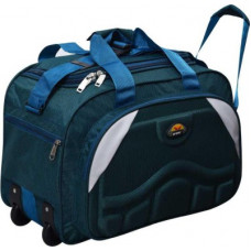 Deals, Discounts & Offers on  - sky spirit (Expandable) super premium havy duty polyester lightweight 50L travel bag Duffel With Wheels (Strolley)(Green)