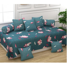 Deals and Offers on  - Flipkart SmartBuy Polycotton Floral Diwan Set Deals, Discounts & Offers on  - Flipkart SmartBuy Polycotton Floral Diwan Set