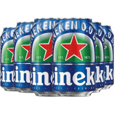 Deals, Discounts & Offers on Soft Drinks - Heineken 0.0 % Non Alcoholic Lager Beer - Zero Dot Zero Can, 6 Cans, 6 x 330ml Can(6 x 330 ml)