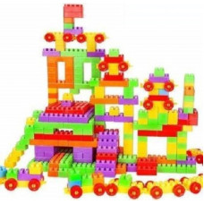 Deals, Discounts & Offers on Toys & Games - Lakshita Enterprise Building Blocks For Kids with Wheel, 40+ Pcs Packing, Best Gift Toy, Block Game