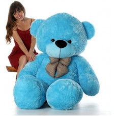 Deals, Discounts & Offers on Toys & Games - Tedstree 3 feet blue teddy bear - 95.95 cm(Blue)