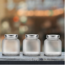 Deals, Discounts & Offers on Kitchen Containers - [Pre-Book] Renberg Glass container Set - 330 ml Glass Grocery Container(Pack of 3, Clear)