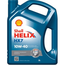 Deals, Discounts & Offers on  - [Pre-Book] Shell Helix HX7 HX7 10W-40 API SN Synthetic Blend Engine Oil(3 L, Pack of 1)