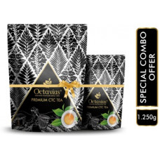 Deals, Discounts & Offers on Food and Health - [Pre Book] Octavius Premium Assam Kadak CTC (1 Kg + 250 Gm) Chai / Tea Pouch(1.25 kg)